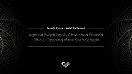 Agoriad Swyddogol y Chweched Senedd