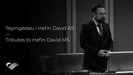 Tributes to Hefin David MS - BSL
